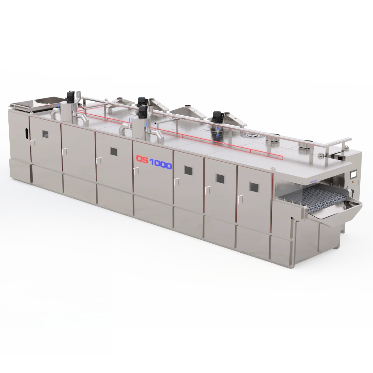 OS-1000 آلة تحميص بالحزام