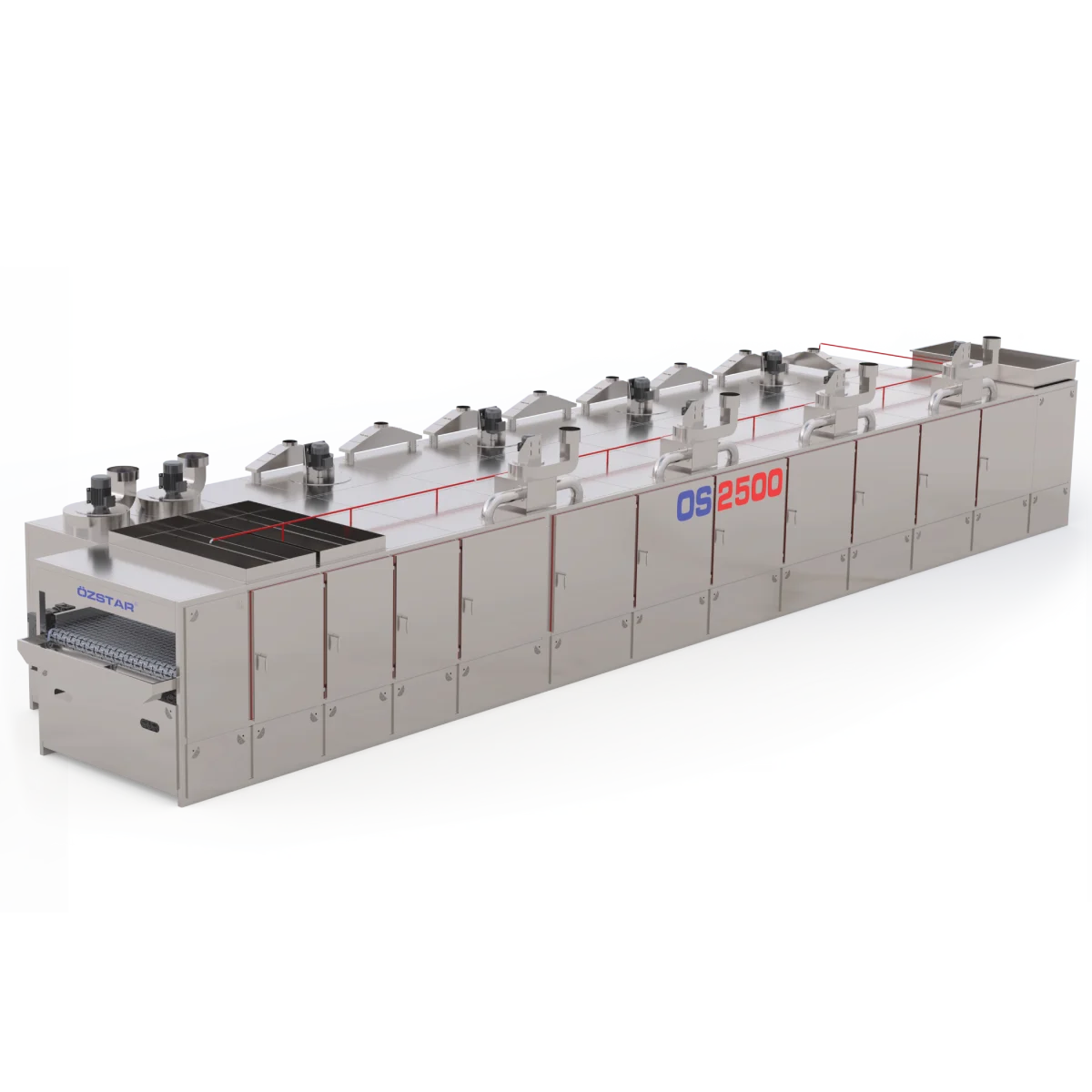 OS-2500 آلة تحميص بالحزام
